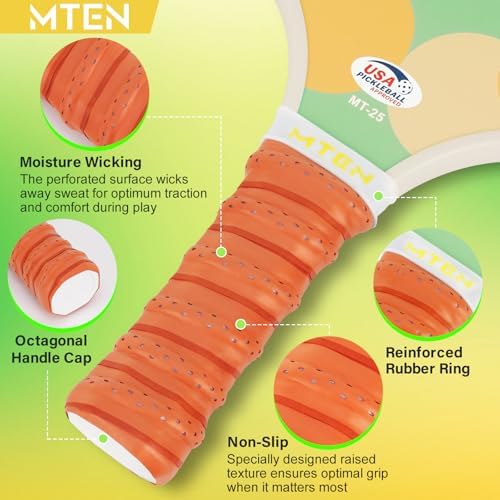 USAPA Approved Fiberglass Surface Pickleball Set for Men and Women Global Recycled Standard