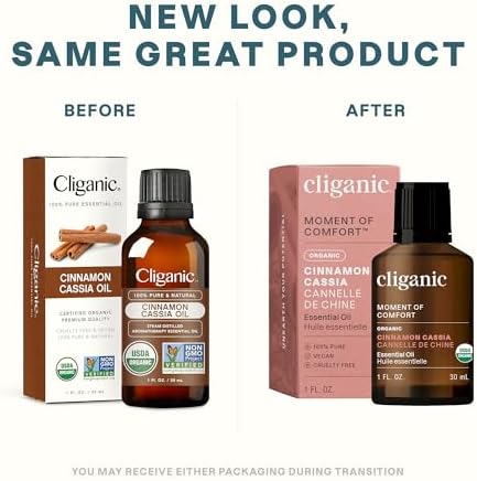 Cliganic Organic Frankincense Essential Oil - Boswellia Serrata, 100% Pure Natural Undiluted, for Stress Relief and Rela