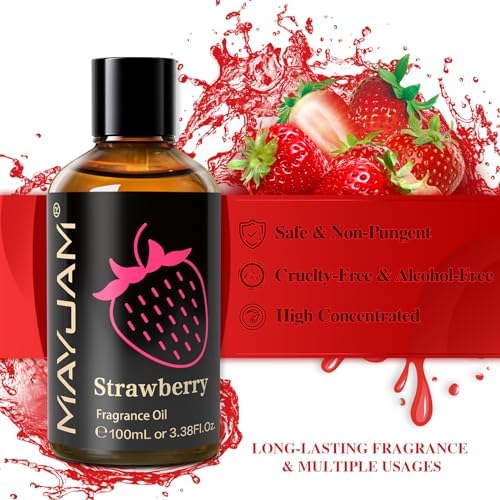 MAYJAM Sandalwood Essential Oil - Pure Fragrance Oil for Diffuser and Soap Candle Making, Ideal for Home and Office, 10