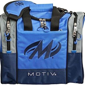 MotoVibes Shock Absorbent Single Tote Bag for Beach Hiking | Motiv Shine Shockproof Single Travel Tote in Cobalt Blue |