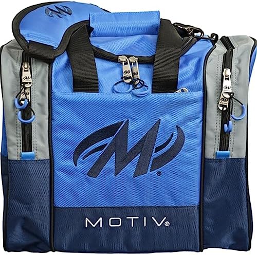 MotoVibes Shock Absorbent Single Tote Bag for Beach Hiking | Motiv Shine Shockproof Single Travel Tote in Cobalt Blue |