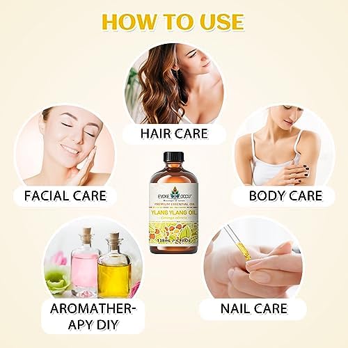 Evoke Occu Vanilla and Ylang Ylang Essential Oil for Relaxation - 4 Fl Oz | Evoke Occu Vanilla and Ylang Ylang Aromathe