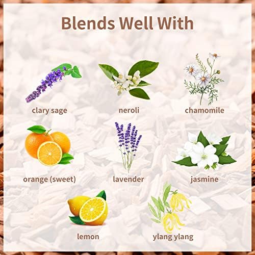 Yethious Pure Sandalwood Essential Oil for Aromatherapy & Diffuser - 10ML