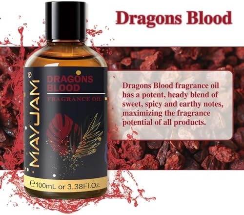 MAYJAM Sandalwood Essential Oil - Pure Fragrance Oil for Diffuser and Soap Candle Making, Ideal for Home and Office, 10