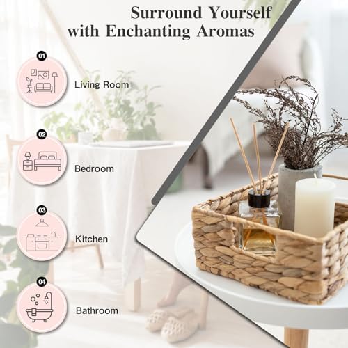 MAYJAM Sandalwood Essential Oil - Pure Fragrance Oil for Diffuser and Soap Candle Making, Ideal for Home and Office, 10