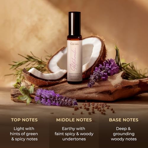 Gya Labs Frankincense & Somali Myrrh Essential Oil Roll On - Convenience - Camping Enthusiasts - Aromatherapy Relief, Cl