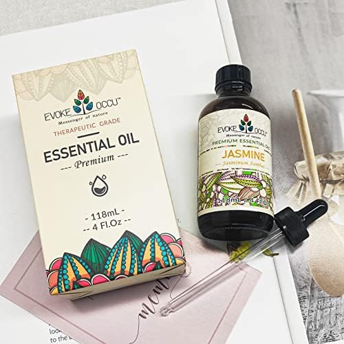 Evoke Occu Rose Essential Oil Jasmine Oil Ginger Essential Oil for Face and Body Skin Care | Evoke Occu Rose Essentia
