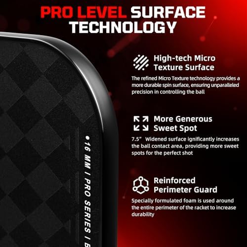 BAGAIL USAPA Approved Pickleball Paddles Set for Traction and Stability | Lightweight BAGAIL Pickleball Rackets with 4