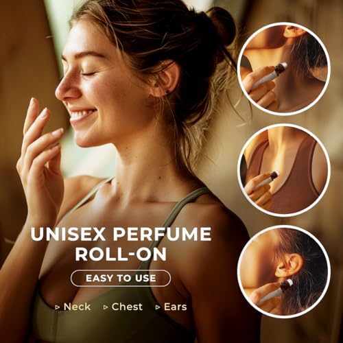 Gya Labs Frankincense & Somali Myrrh Essential Oil Roll On - Convenience - Camping Enthusiasts - Aromatherapy Relief, Cl