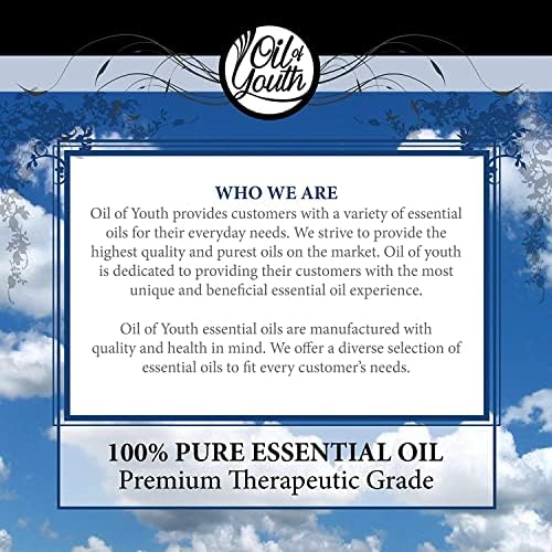 Pure & Therapeutic Grade Oil of Youth Frankincense Essential Oil for Skincare and Wellness | Oil of Youth Frankincense