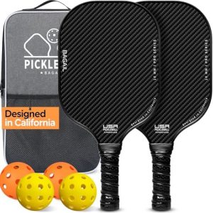 BAGAIL USAPA Approved Pickleball Paddles Set for Traction and Stability | Lightweight BAGAIL Pickleball Rackets with 4