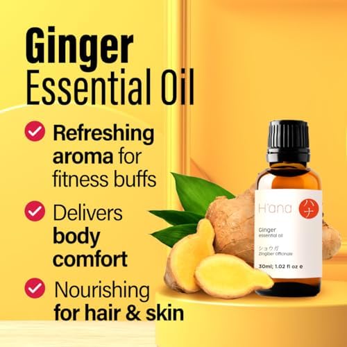 H'ana Sandalwood Essential Oil - 1.02 Fl Oz - for Hair and Skin, Aromatherapy, DIY Soap Making - ClimatePartner Certifie