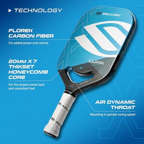 Selkirk Sport LUXX Control Pickleball Paddle - Carbon Fiber Paddles for Unmatched Control and Added Power | Selkirk Spo