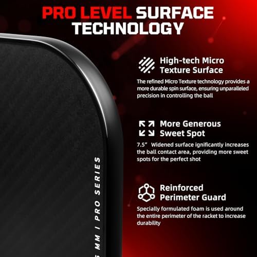 BAGAIL USAPA Approved Pickleball Paddles Set for Traction and Stability | Lightweight BAGAIL Pickleball Rackets with 4