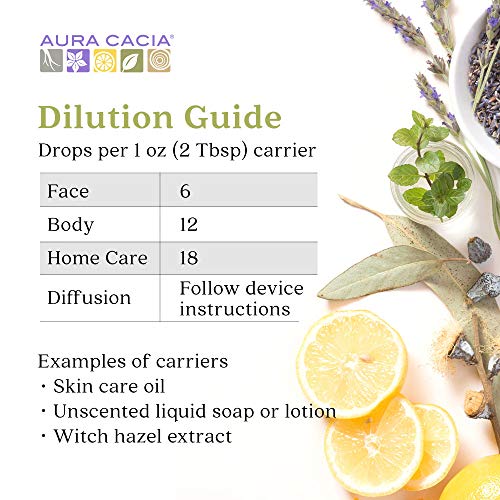 Aura Cacia Sandalwood Essential Oil for Skin Care and Centering Aura Cacia Sandalwood Essential Oil Jojoba Oil 0.5 fl.