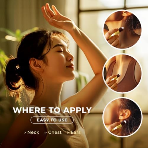 Gya Labs Frankincense & Somali Myrrh Essential Oil Roll On - Convenience - Camping Enthusiasts - Aromatherapy Relief, Cl