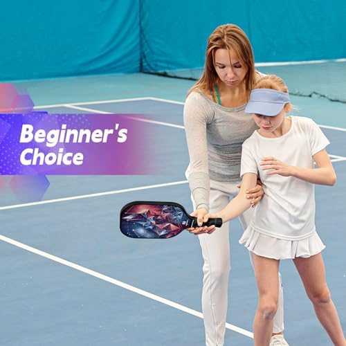 USAPA Approved Lightweight Pickleball Rackets for Casual Players | Durable Fiberglass Surface Picks with Polypropylene