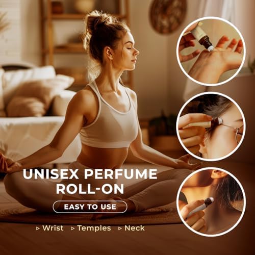 Gya Labs Frankincense & Somali Myrrh Essential Oil Roll On - Convenience - Camping Enthusiasts - Aromatherapy Relief, Cl