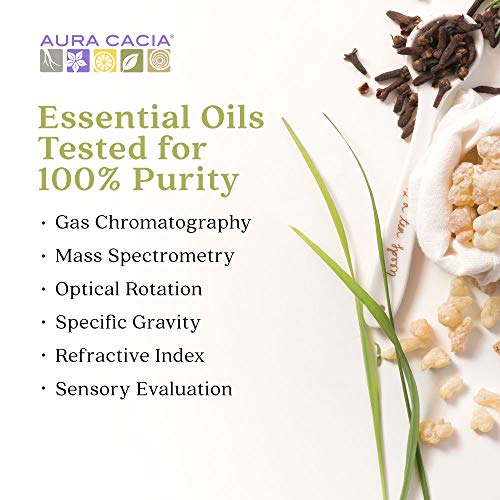 Aura Cacia Sandalwood Essential Oil for Skin Care and Centering Aura Cacia Sandalwood Essential Oil Jojoba Oil 0.5 fl.