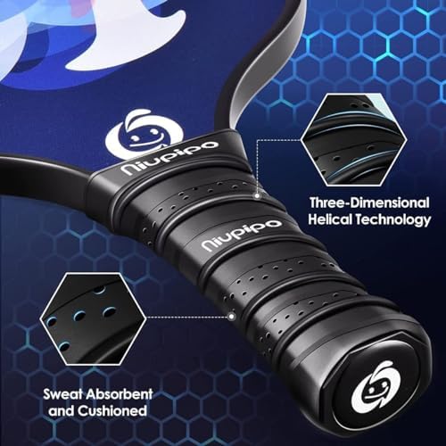 USAPA Approved Lightweight Pickleball Rackets for Casual Players | Durable Fiberglass Surface Picks with Polypropylene