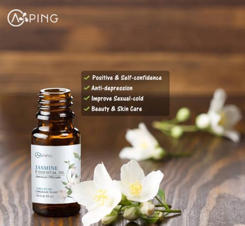 Sandalwood & Clary Sage Essential Oils for Aroma and Spa - 100% Pure Organic Natural Plant Oils, 2x10ML Sandalwood & C