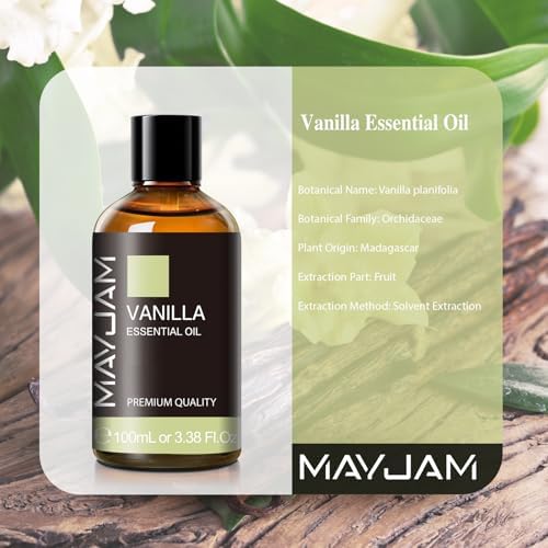 MAYJAM Sandalwood Essential Oil - Pure Fragrance Oil for Diffuser and Soap Candle Making, Ideal for Home and Office, 10