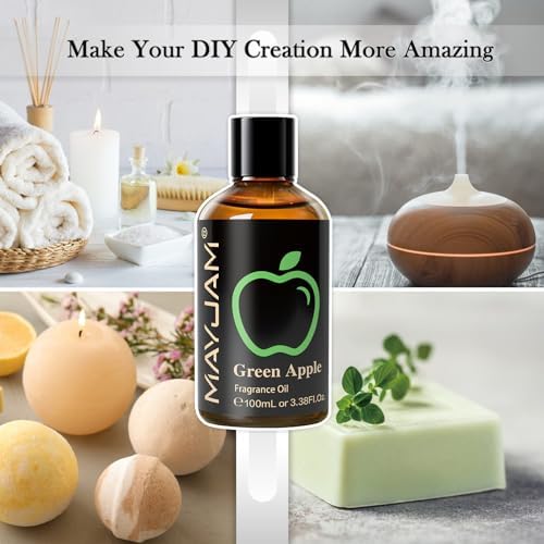 MAYJAM Sandalwood Essential Oil - Pure Fragrance Oil for Diffuser and Soap Candle Making, Ideal for Home and Office, 10