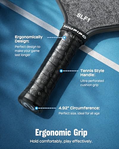 USAPA Approved Lightweight Pickleball Rackets for Casual Players | Durable Fiberglass Surface Picks with Polypropylene