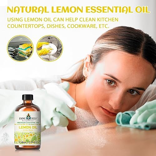 Evoke Occu Cinnamon and Lemon Essential Oils for Men - Relaxing at Home and Work - 4 Fl Oz Evoke Occu Cinnamon and Lemon