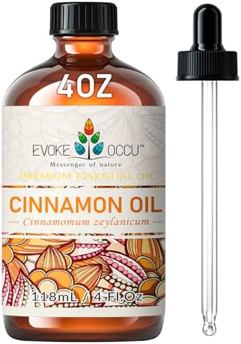EVOKE OCCU Cinnamon Essential Oil and Thyme Essential Oil for Stress Relief - Perfect for Home Use - 4 Fl Oz EVOKE OCC