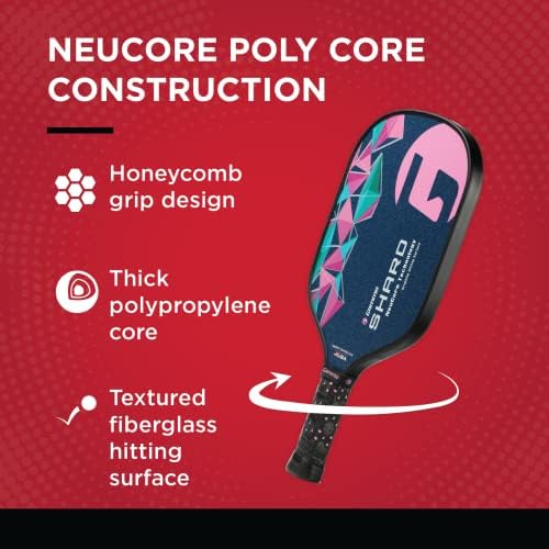 GAMMA Pickleball Paddles for Men & Women - Additional Power & Control, Honeycomb Grip, USAAPA Approved | GAMMA USA Made