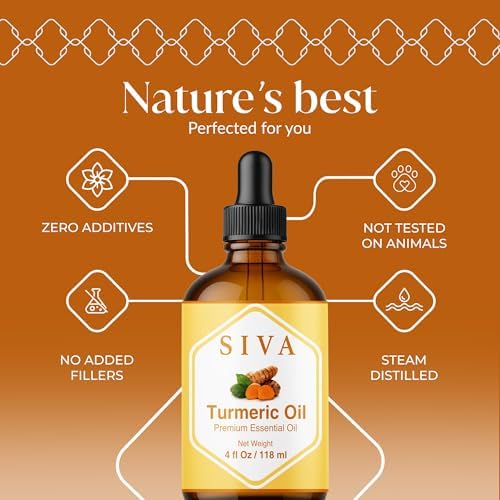 Siva 100% Natural Eucalyptus Essential Oil - 4 Fl Oz – Diffuser and Skin Care - Perfect for Aromatherapy and Hair Care