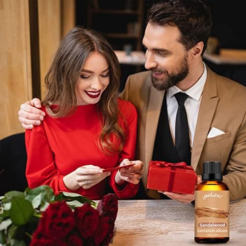 Yethious Pure Sandalwood Essential Oil for Aromatherapy & Diffuser - 10ML