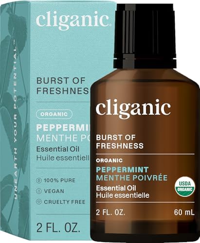 Cliganic Organic Frankincense Essential Oil - Boswellia Serrata, 100% Pure Natural Undiluted, for Stress Relief and Rela