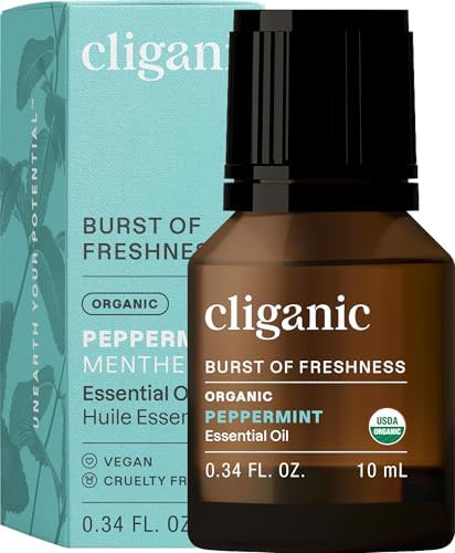 Cliganic Organic Frankincense Essential Oil - Boswellia Serrata, 100% Pure Natural Undiluted, for Stress Relief and Rela