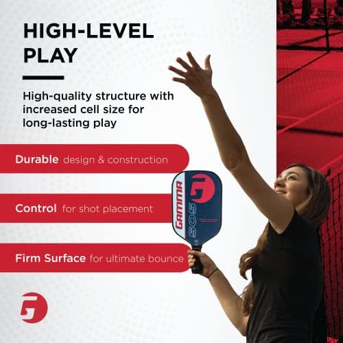 GAMMA Pickleball Paddles for Men & Women - Additional Power & Control, Honeycomb Grip, USAAPA Approved | GAMMA USA Made