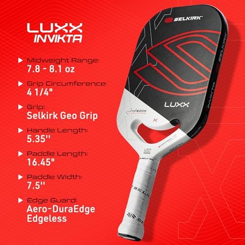 Selkirk Sport LUXX Control Pickleball Paddle - Carbon Fiber Paddles for Unmatched Control and Added Power | Selkirk Spo