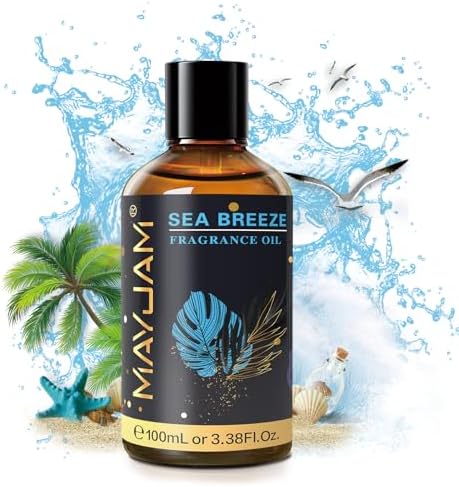 MAYJAM Sandalwood Essential Oil - Pure Fragrance Oil for Diffuser and Soap Candle Making, Ideal for Home and Office, 10