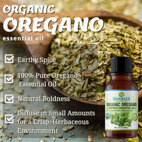 Grimweed Apothecary USDA Organic Cinnamon Essential Oil - Therapeutic Grade - 15mL - Diffuser Oil - 100% All Natural - w