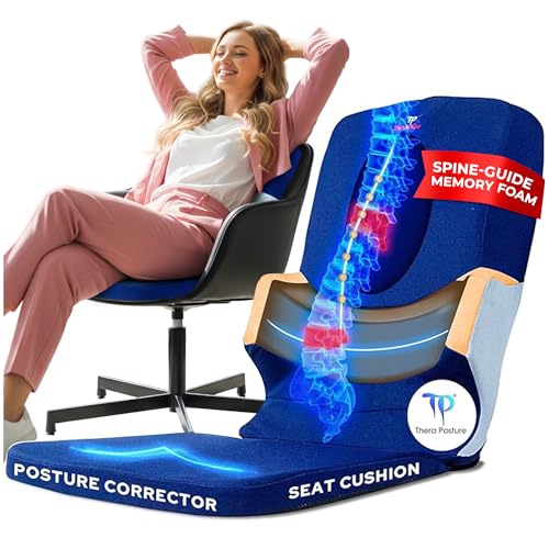 The Posturator - Posture Corrector with Pelvis-Stabilizer, Spine-Guide, Memory Foam - Corrects and Maintains Posture, Im