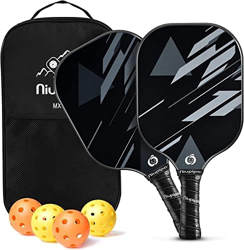 USAPA Approved Lightweight Pickleball Rackets for Casual Players | Durable Fiberglass Surface Picks with Polypropylene