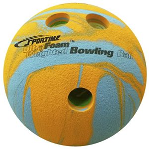 Sportime UltraFoam Bowling Ball for Beginners, Heavy Weight, Multi-Color, 1 Pound - 019899 Sportime UltraFoam Bowling