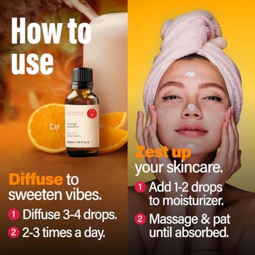 H'ana Sandalwood Essential Oil - 1.02 Fl Oz - for Hair and Skin, Aromatherapy, DIY Soap Making - ClimatePartner Certifie