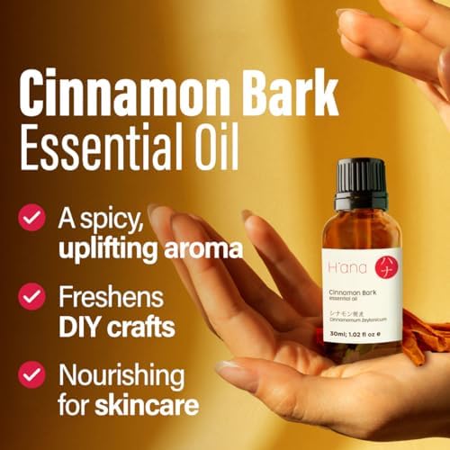 H'ana Sandalwood Essential Oil - 1.02 Fl Oz - for Hair and Skin, Aromatherapy, DIY Soap Making - ClimatePartner Certifie