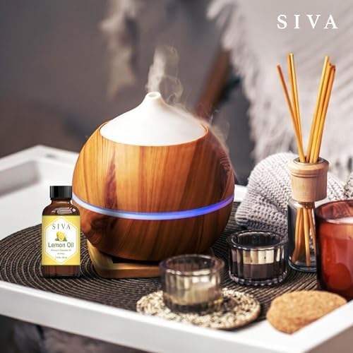 Siva Rosemary Essential Oil - 100% Natural Rosemary Oil – for Skin Care, Hair Care, Aromatherapy - 4 Fl Oz with Dropper