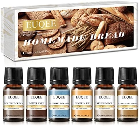 EUQEE Woody Essential Oils Set for Aromatherapy - Pure & Natural Oils - Eucalyptus, Cedarwood, Sandalwood, Frankincense,