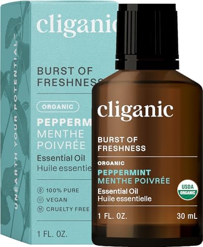 Cliganic Organic Frankincense Essential Oil - Boswellia Serrata, 100% Pure Natural Undiluted, for Stress Relief and Rela