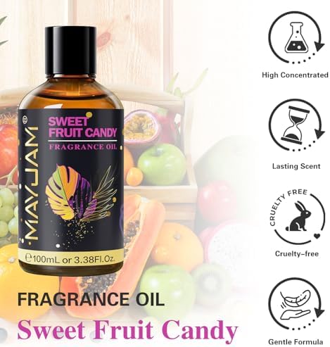 MAYJAM Sandalwood Essential Oil - Pure Fragrance Oil for Diffuser and Soap Candle Making, Ideal for Home and Office, 10