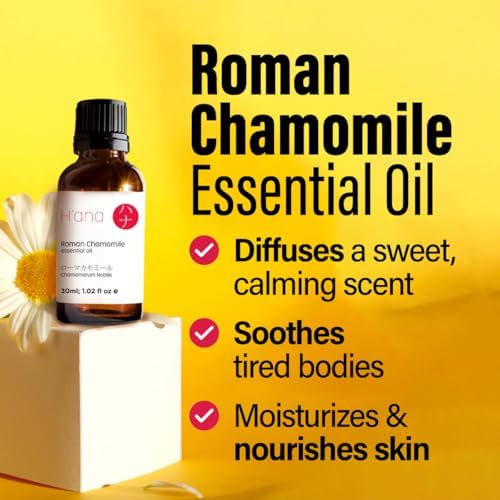 H'ana Sandalwood Essential Oil - 1.02 Fl Oz - for Hair and Skin, Aromatherapy, DIY Soap Making - ClimatePartner Certifie