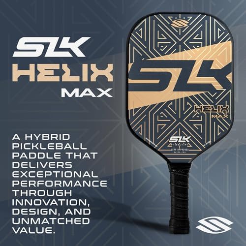 Thermoformed Carbon Fiber Pickleball Paddles for Unmatched Control | Selkirk Sport SLK Helix Pro Pickleball Paddle | Se